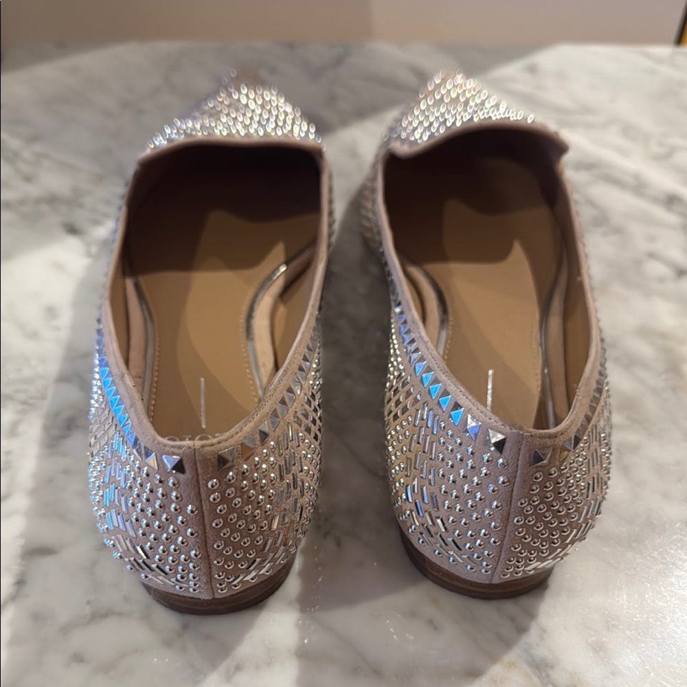 Linea Paolo Studded Flats Blush - Picture 4 of 5